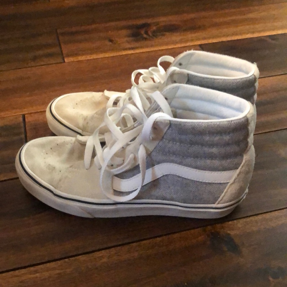 Vans Herringbone High Tops Sz 7